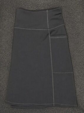 Skechers Black Athletic Skort Skirt Built-In Shorts Pockets XL